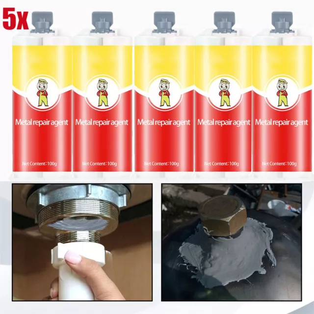 5PCS All-Purpose Repair Glue Casting Repair Glue For Metal bonding Agent Paste