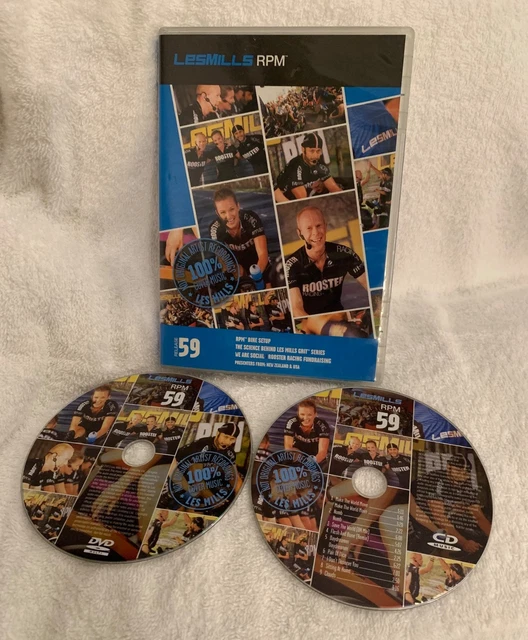 LES MILLS RPM 66 DVD CD and Choreography notes £21.50 - PicClick UK