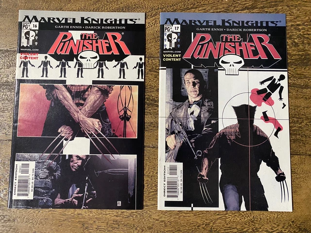 The Punisher 16 17 Vol.  6 Classic Wolverine Battle Marvel Knights Garth Ennis