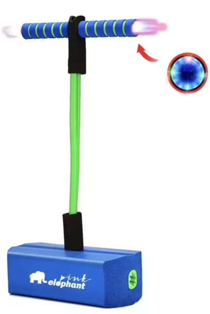 Pogo Stick For Kids With Light & Sound, Foam Pogo Jumper For Boys & Girls(blue)