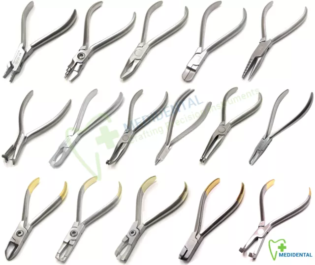 Ortho Pliers Range Distal End Cutter Wire Forming Bracket Braces Dental Tools CE