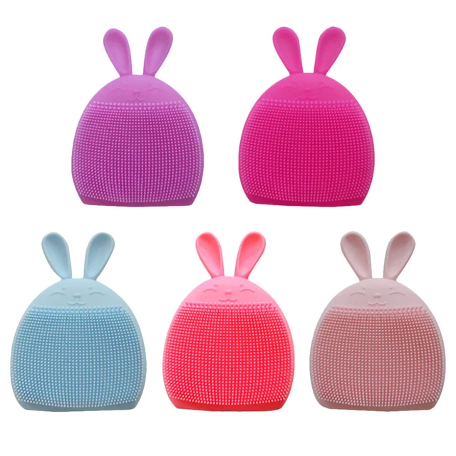 5 pezzi 1 borsa silicone multiuso spazzole viso spazzole per la pulizia leggere