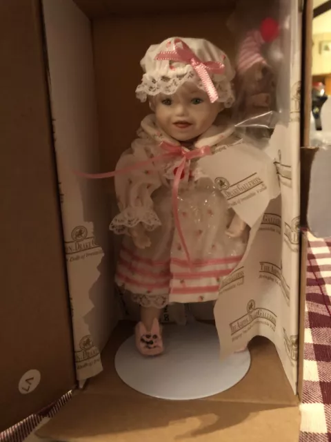1987 Knowles Ashton Drake Yolandas Babies SARAH 16" Baby Porcelain Doll Box