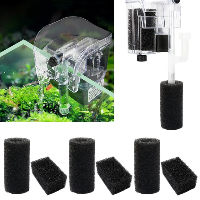 USA Aquarium Fish Tank Mini Waterfall Hang On External Oxygen Pump Water Filter