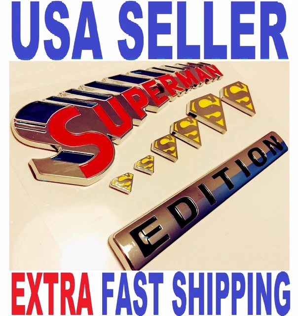 Superman Édition Emblème Voiture Outils Camion Bateau SUV Logo Décalque Signe