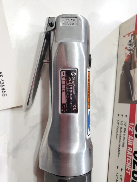 Chicago Pneumatic 1/2" Sq Drive Heavy Duty Air Ratchet 50 ft/lb Torque CP828H 4