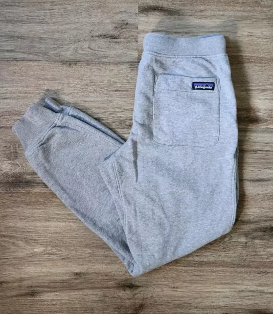 Patagonia Pants Mens Medium Gray Mahnya Fleece Joggers Tapered Zip Pocket