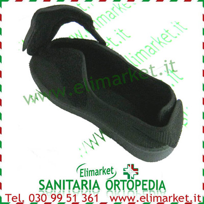 SCARPE PANTOFOLE MORBIDE regolabili piedi gonfi diabetici per anziani  carrozzina EUR 55,00 - PicClick IT