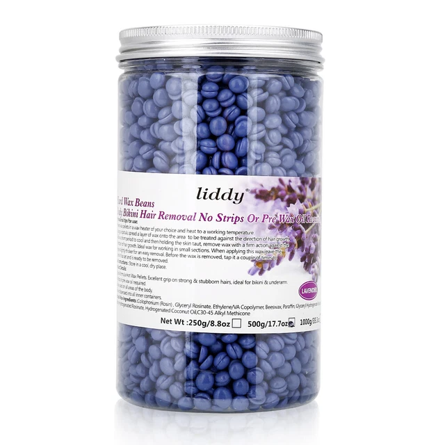 Película depilatoria caliente grano de cera dura cuidado corporal bikini removedor de cabello pierna 500 g GSA