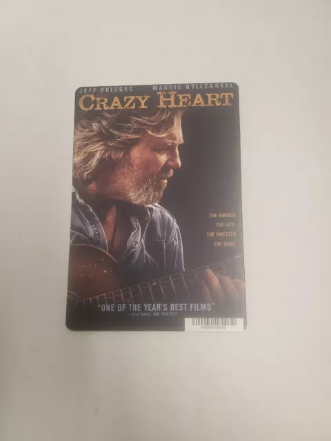Crazy Heart BLOCKBUSTER SHELF DISPLAY DVD BACKER CARD ONLY 5.5"X8"