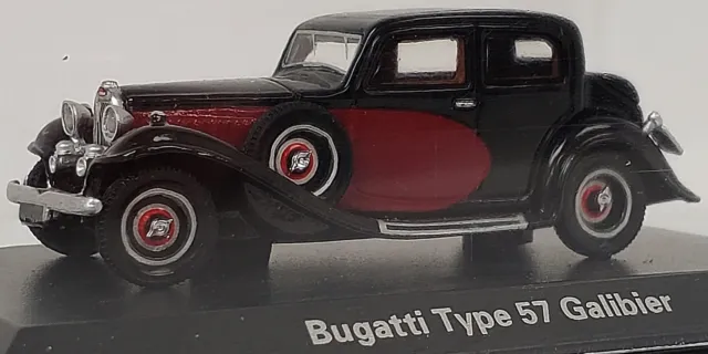 Brekina NEW HO 1/87 Scale Classic Bugatti Type 57 Galibier in Red & Black Finish