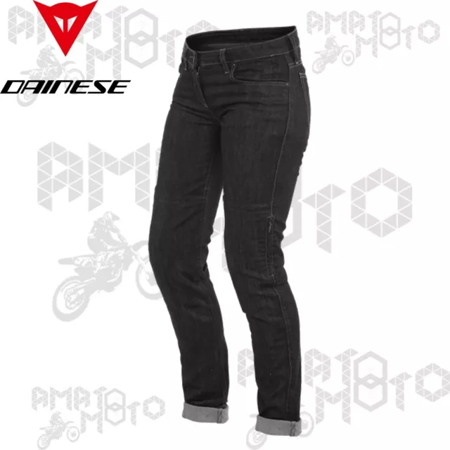 Jeans Moto Femme Avec Protections Ce Genou Pantalon Lady Denim Slim DAINESE