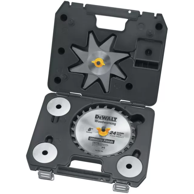 DEWALT 8 in. 24 Tooth Stacked Dado Set DW7670 New