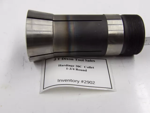 Hardinge 20C Collet With ID thread 1-3/4 inch Round bore   Inv#2902