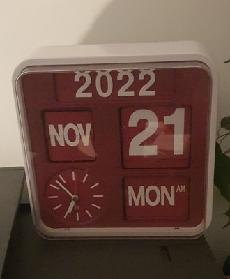 Horloge Calendrier Flip Flap À VENDRE! - PicClick FR