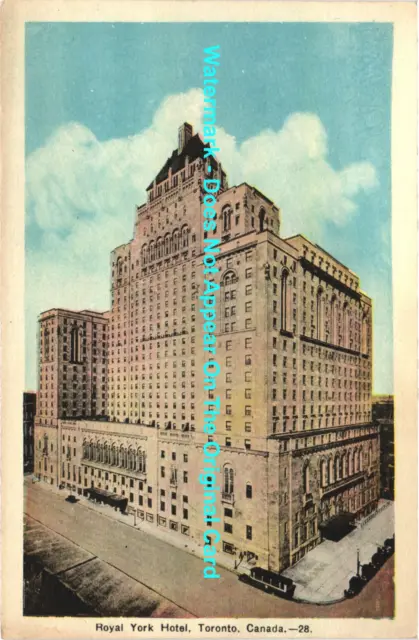 Royal York Hotel Toronto Canada Vintage Postcard (ref 335-23)