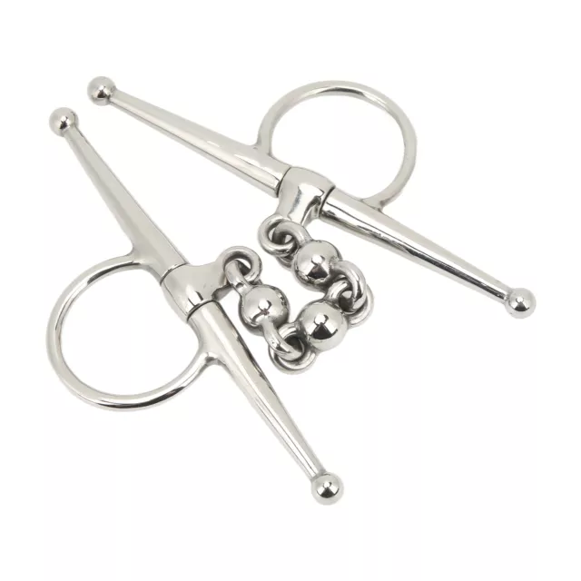 135mm Stainless Steel Horse Mouth Bit Horse Mouth Riding Full Cheek Snaffle