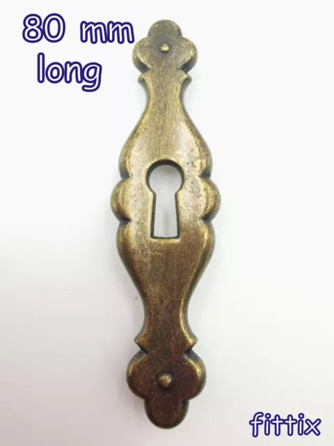 Hardware Key Hole Cover Old Gold/ Brass Escutcheon Keyhole Plate