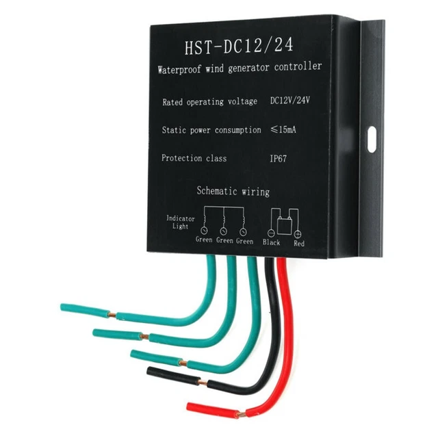 1000W DC12V/24V Vento Turbina Generatore Regolatore di Carica Parte Assemblea