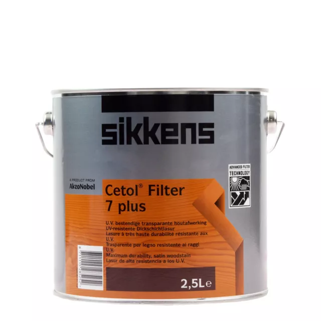 Sikkens Cetol Filter 7 plus, Dickschichtlasur, Holzlasur, versch. Farben