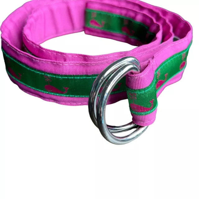 Lily Pulitzer Belt Whale Large Green Pink Perfect Condition Lily Pulitzer Belt Whale Large Green Pink Perfect Condition