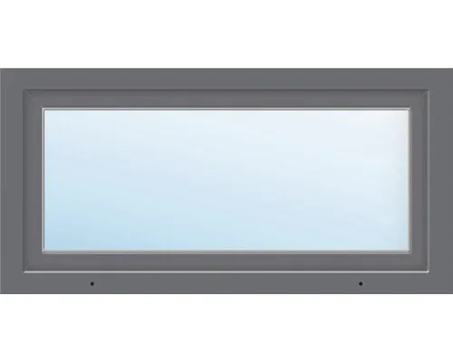 Kunststofffenster 1-flg. ARON Basic weiß/anthrazit 1200x700 mm DIN Links