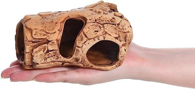 New Hideaway Tree Trunk Rock Cave Aquarium Decoration for Betta Shrimp Cichlid