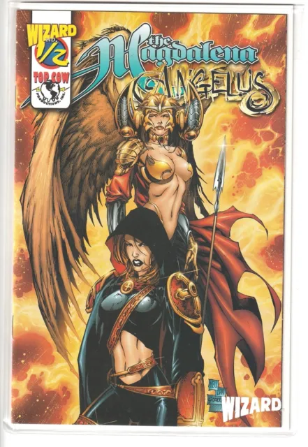 2001 MAGDALENA ANGELUS #1/2 with COA NM Top Cow Comics Wizard Exclusive 