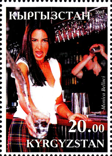 Postfrisch MNH Monica Bellucci Schauspieler Model Italien Kino Film Hollywood