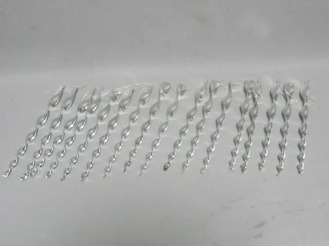 Silber) 10 Stück Vogelabwehr, reflektierende Vogelabwehr, 30 cm