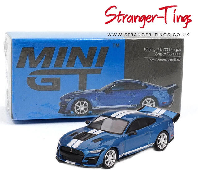 KK SCALE MODELS Mini Cooper LHD Bleu 1/12 - Volant à Gauche - Norev