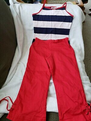 “Hartstrings”  Red White & Blue Capri's w/sleeveless Shirt Girls size 12