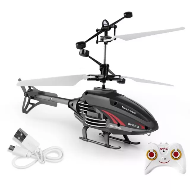 RC Suspension Helicopter LED Lighting Induction Flying Toy Fallresistant Drone