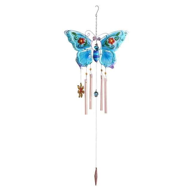 1 stück Fair-Sounding Wind Chime Balkon Bunte Anhänger Glashänge Zubehör