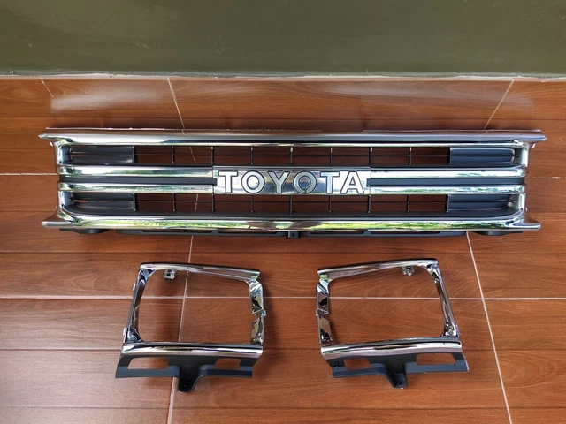 Fit Toyota Hilux Mighty-X RN85 LN85 Front Grille mask with Emblem/Headlight Rim