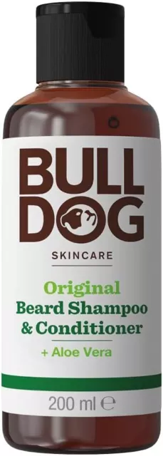 Bulldog Mens Skincare and Grooming Original 2-in-1 Beard Shampoo and...