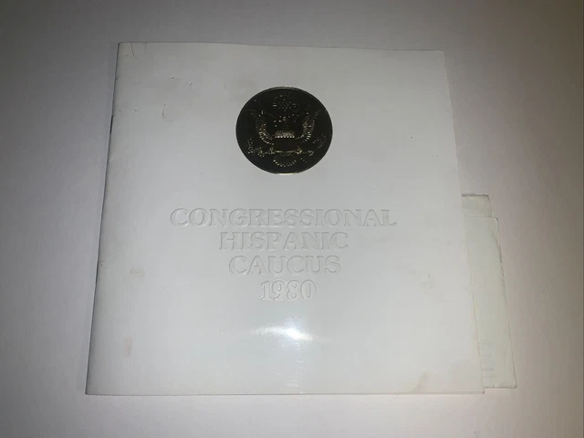 congressional hispanic caucus 1980 Capitol Hill Autographed Rare History Sb4