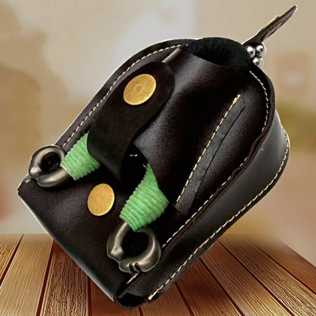Faux Leather 2In1 Hunting Slingshot Ammo Catapult Steel Ball Bearing Bag PouDS