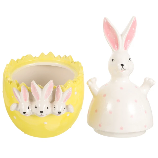 Boîte À Thé En Vrac Pot De Lapin De Dessin Animé Mini Lapins Articles De Fête