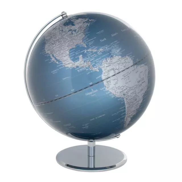 Designer Professional Executive Desk World Globe, 12 Inches (Choose Color)