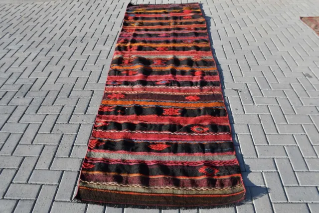 Vintage Teppiche, Orientalischer Teppich, Anatolischer Teppich, 3,1x10,5 ft...