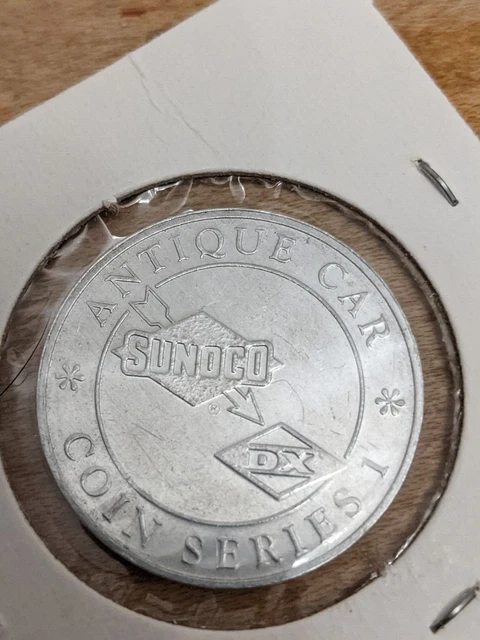 VINTAGE SUNOCO DANIELS Town Brougham 1922 Antique Car Series 1 Coin