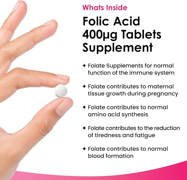 FOLIC ACID PRENATAL Vitamins (Tablet) £15.79 PicClick UK