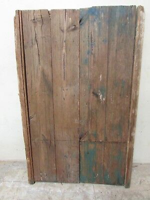 Antique Pair Mexican Old-Vintage-Primitive-Rustic-Wood-40x69-Barn Doors
