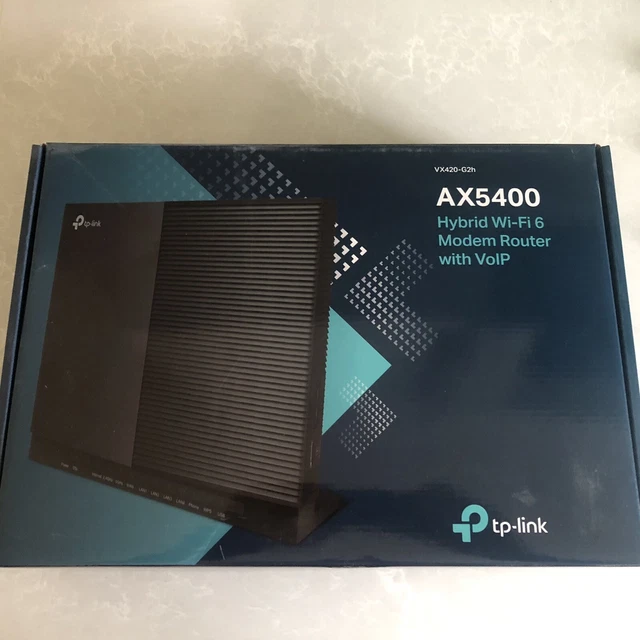 TP-LINK AX5400 HYBRID Dual Band Wi-Fi 6 Modem Router with VoIP EUR 28 ...