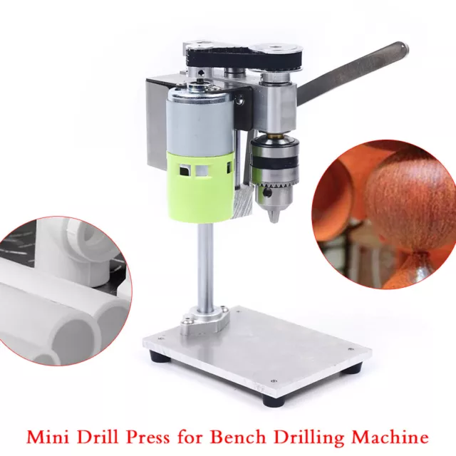 DIY Electric Mini Drill Press Bench Small Electric Drill Machine Work Bench Kit