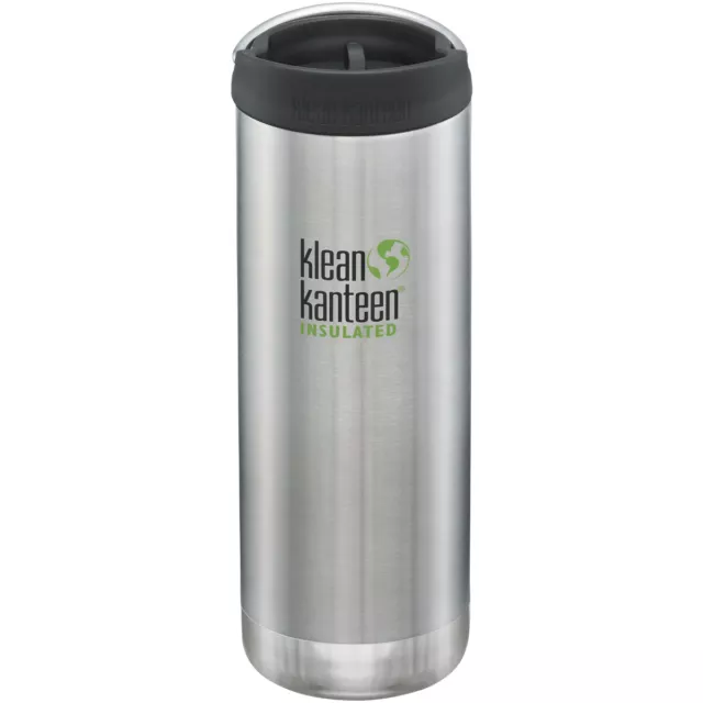 Klean Kanteen TKWide 473ml Bouteille Insulater Cafe Cap Brushed Stainless