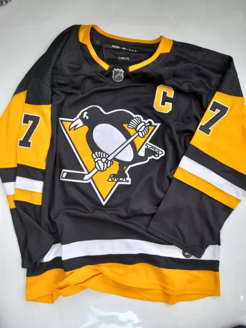 Adidas Authentic Sidney Crosby Pittsburgh Penguins NHL Jersey Black 54