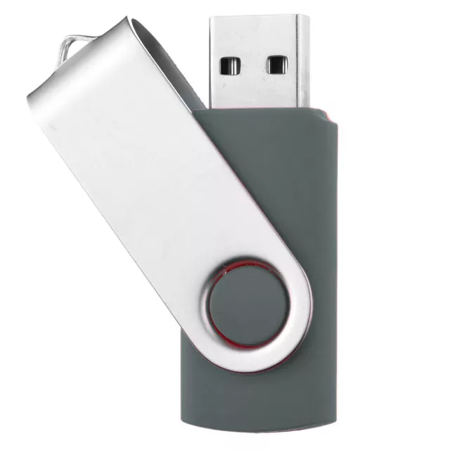 UNIREX Gris USB Pegar Swivel Gris 1GB Hasta 128GBY 4 Bügelfarben a Elegir