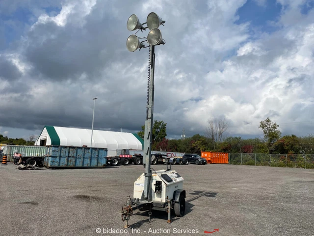 2012 Terex RL4 S/A Towable Light Tower Generator Kubota Diesel 6kW -Parts/Repair